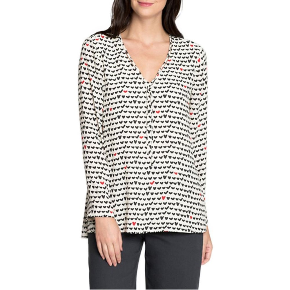 Nic+Zoe - Women's Checked Out Top - Multi - M